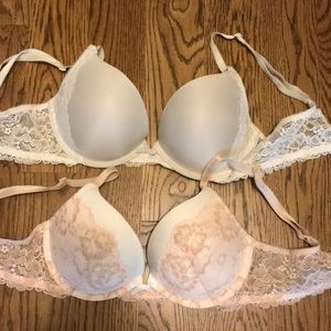 2 34C Victoria Secret push up bras